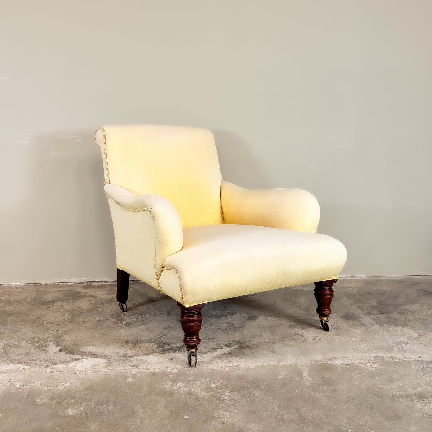 C4242 19th Century 'P' Arm Armchair