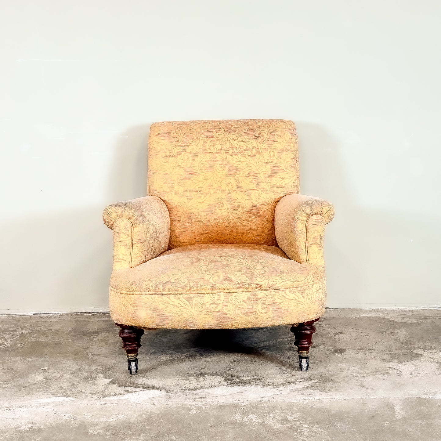 C1308 19th Century Deep Seated Armchair