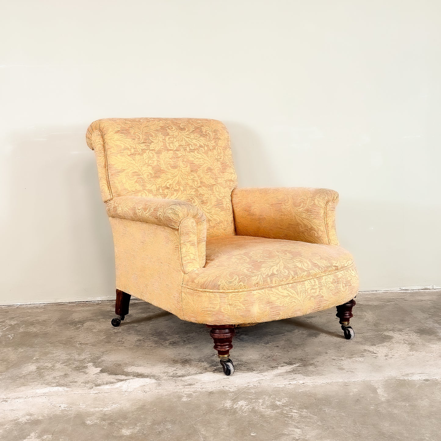 C1308 19th Century Deep Seated Armchair