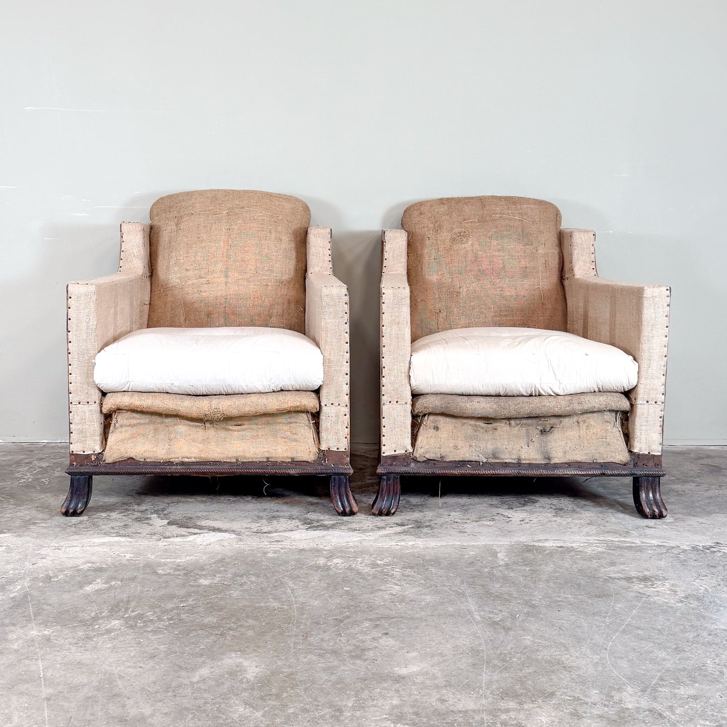 C023a Pair of 1920s French Armchairs