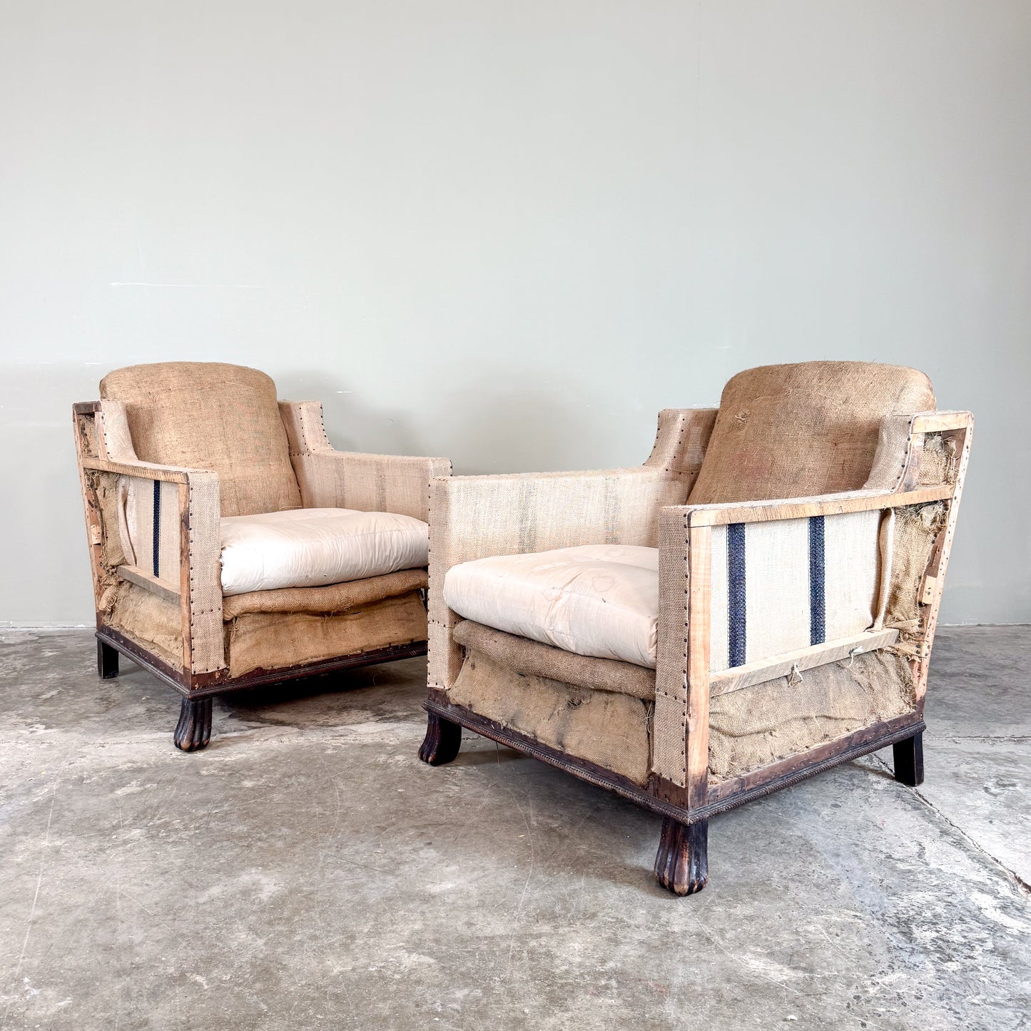 C024a Three Seater French 1920s Sofa