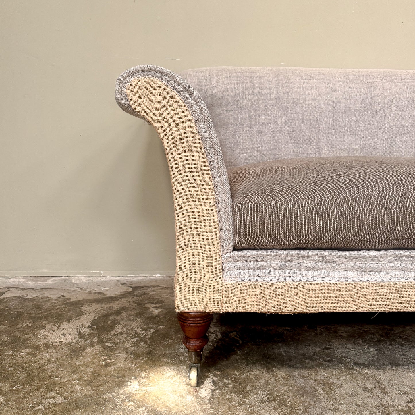 C2026 19th Century Country House Sofa ON RESERVE