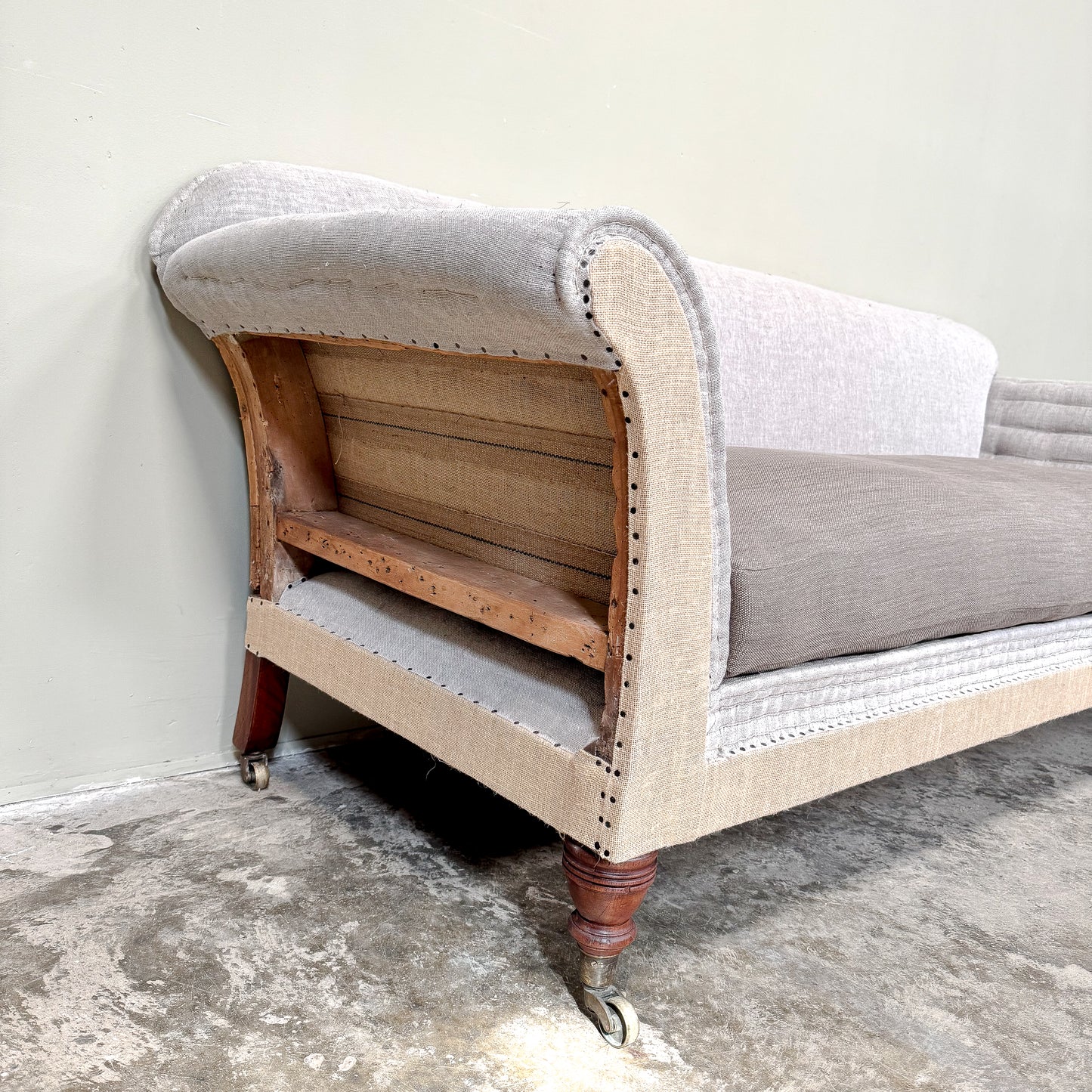 C2026 19th Century Country House Sofa ON RESERVE