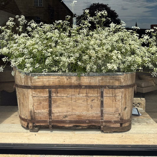 1211 19th Century Zinc Lined Slipper Bath