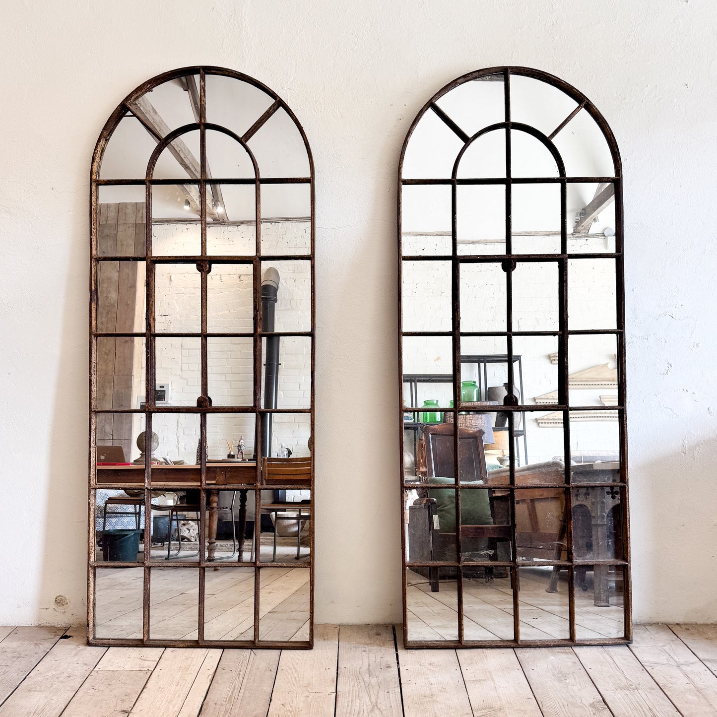 1198 Very Large Pair Industrial Mirrors
