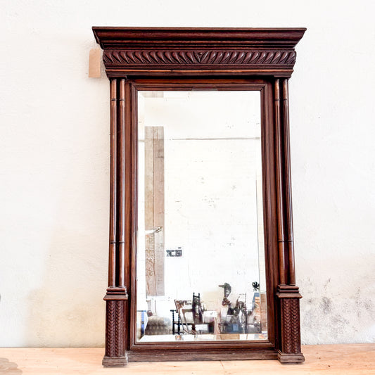 3101 Walnut Mantle Mirror