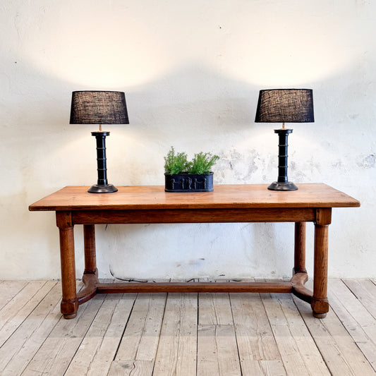 1297 Barrel Leg Dining Table