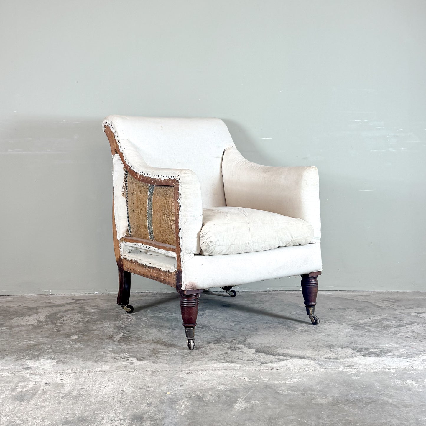 C1316 English Regency Library Chair