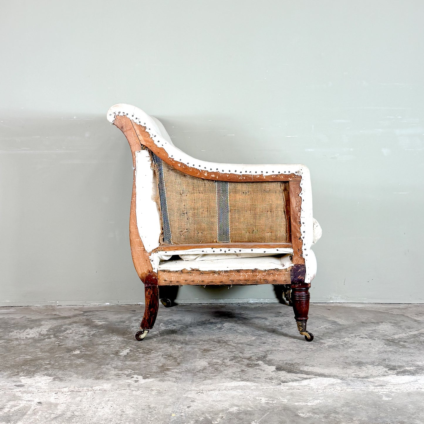 C1316 English Regency Library Chair