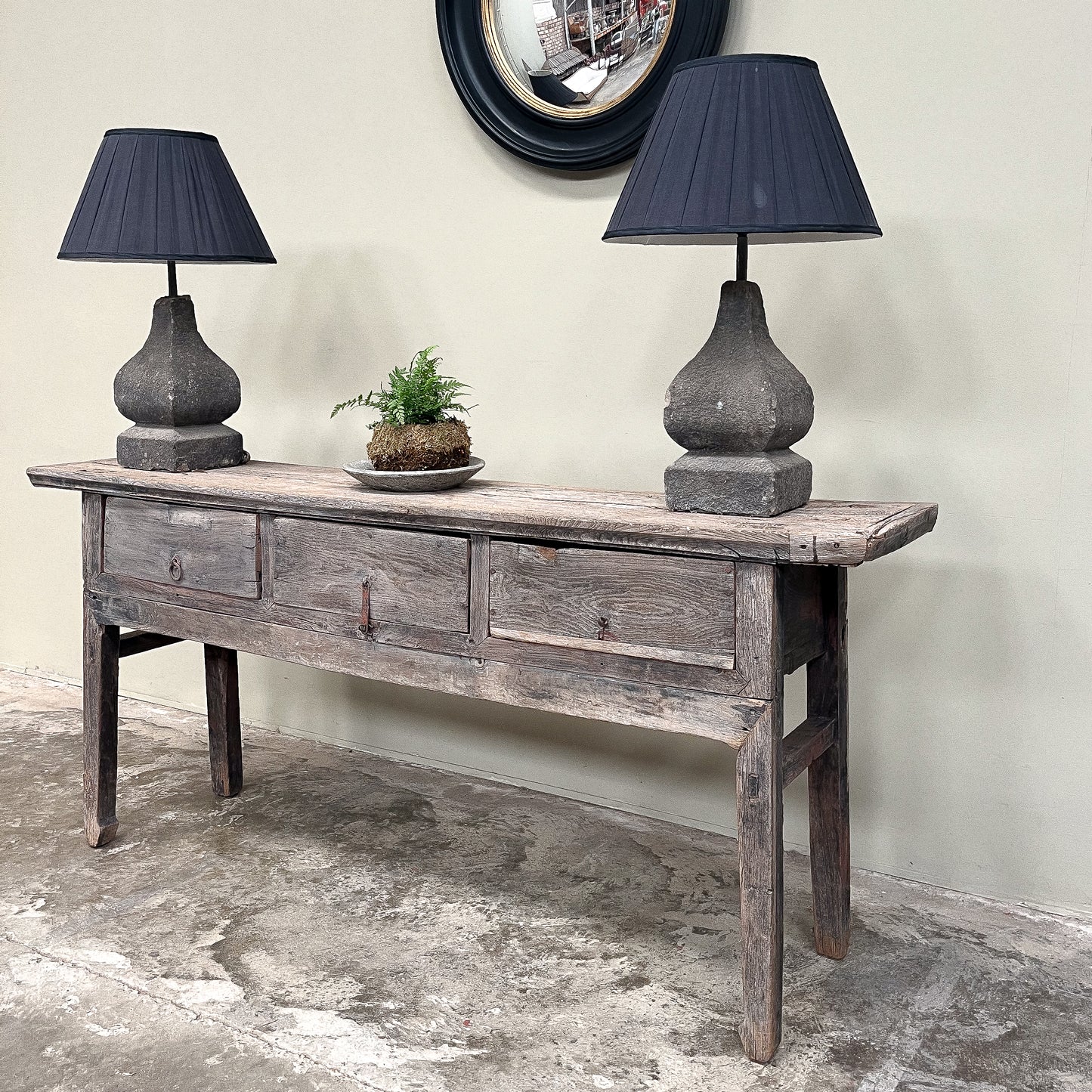 1255 Rustic Elm Console Table
