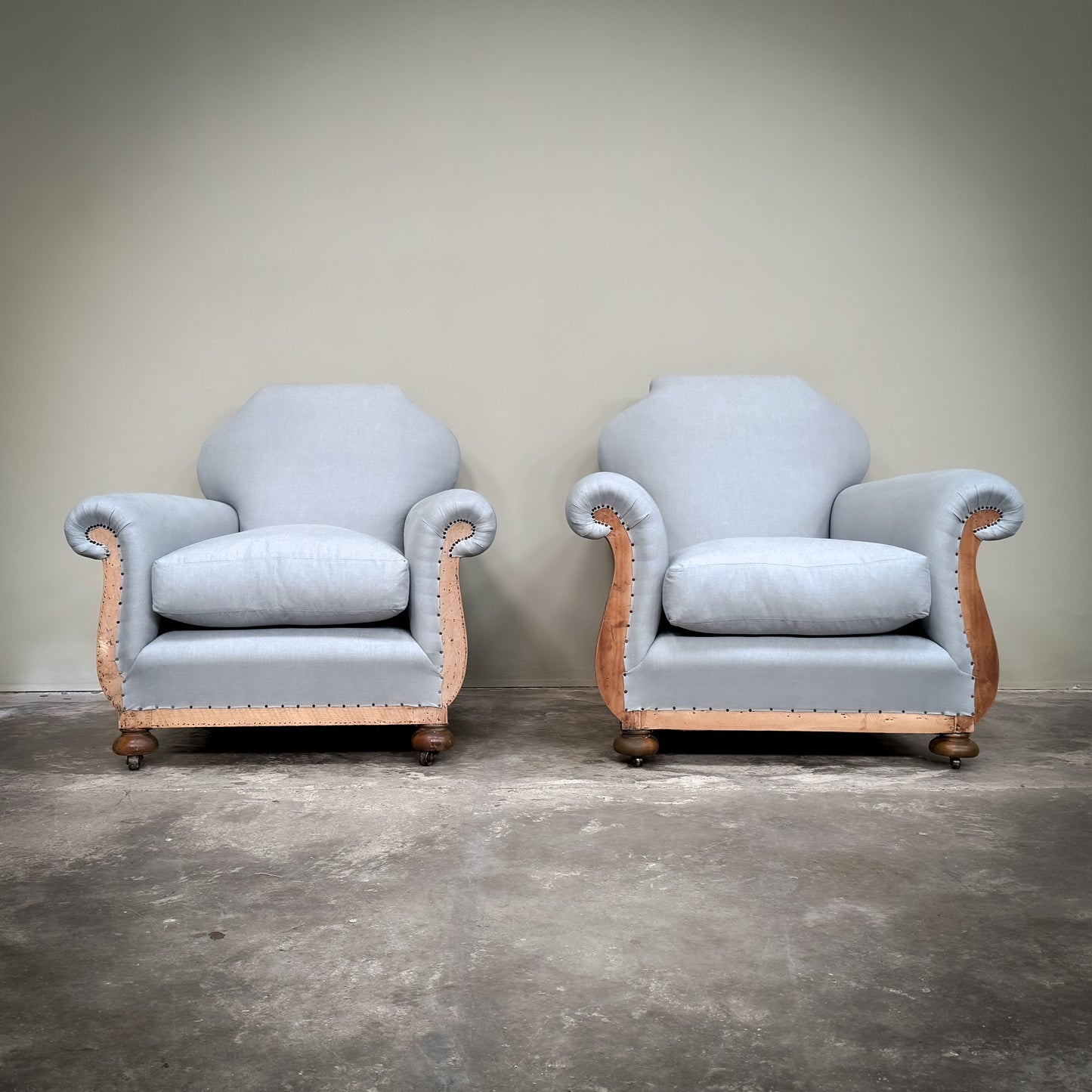 L019 Pair of Deconstructed Armchairs