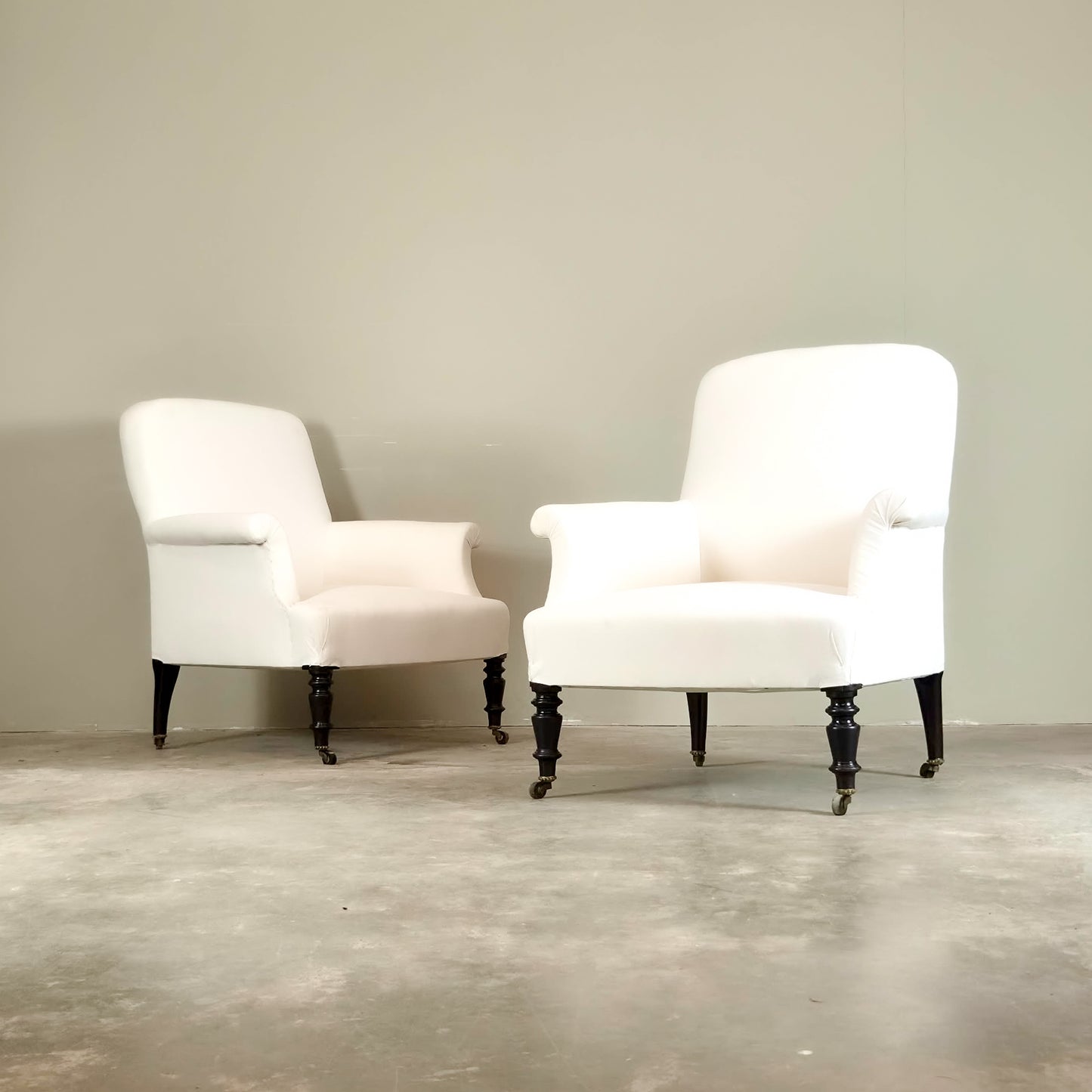 AK1001 Pair of Napoleon III Armchairs